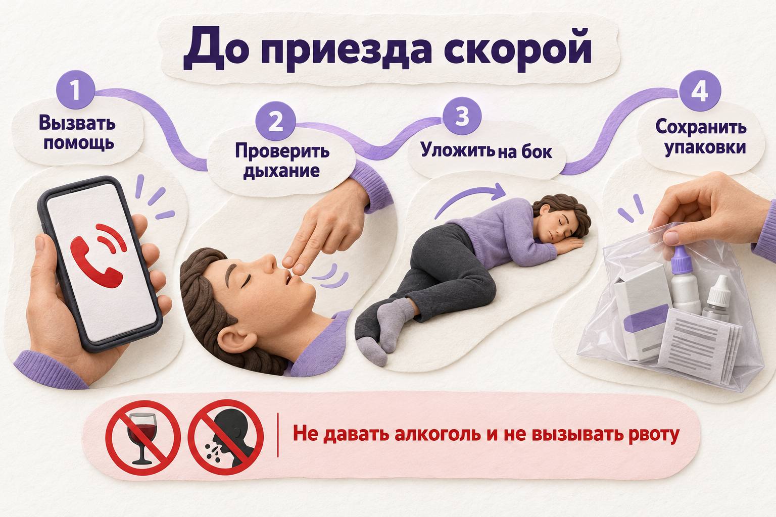 Что делать до приезда скорой при подозрении на отравление тропикамидом
